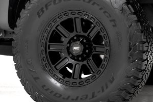 Wheel - Rough Country - 84 Series, 8-Spoke, Single-piece Aluminum - Gloss Black Wheel - Rough Country - 84 Series, 8-Spoke, Single-piece Aluminum - Gloss Black